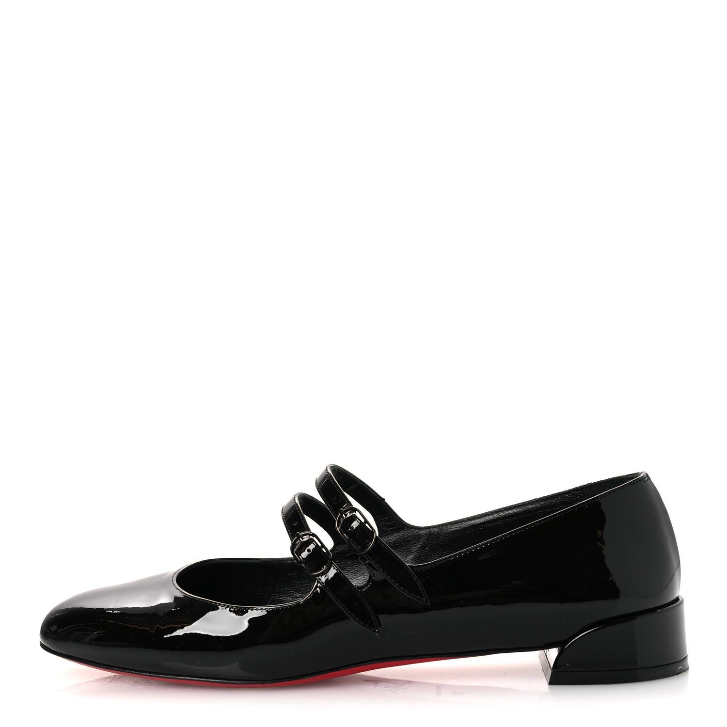 Christian Louboutin Patent Sweet Jane Flats 39 Black 1 of 11