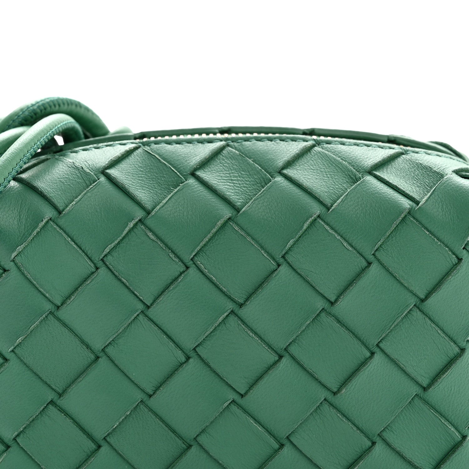 Bottega Veneta Nappa Intrecciato Candy Loop Camera Bag Mermaid