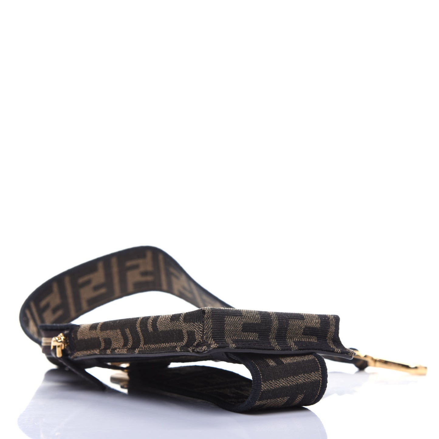 Fabric Jacquard FF 1974 Cell Pocket Strap You Tobacco Moro Black