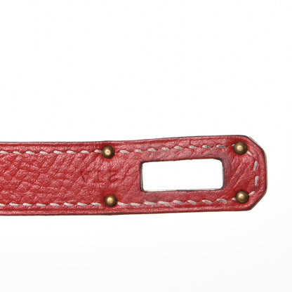 Hermes Epsom Kelly Longue Wallet Rouge Casaque Bleu Thalassa 7 of 9