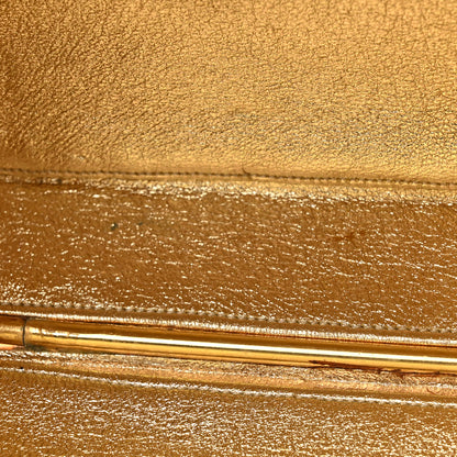 Judith Leiber Crystal Flower Minaudiere Clutch Gold Multicolor 10 of 11