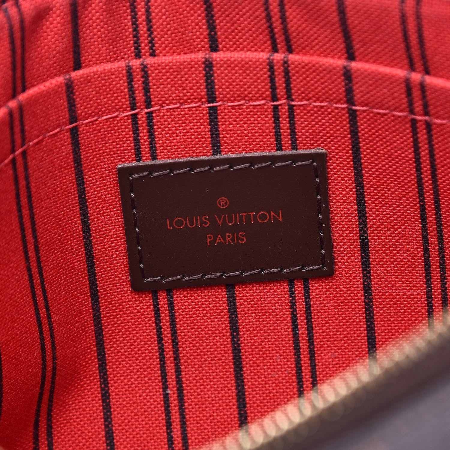 Louis Vuitton Damier Ebene Neverfull MM GM Pochette 6 of 10