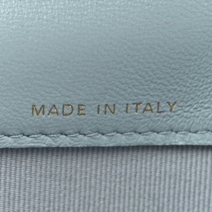 Chanel Lambskin Enamel Quilted Pending CC Flap Belt Bag Light Blue 7 of 11