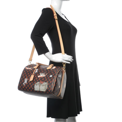 Louis Vuitton Catogram Speedy Bandouliere 30 Marron 2 of 10