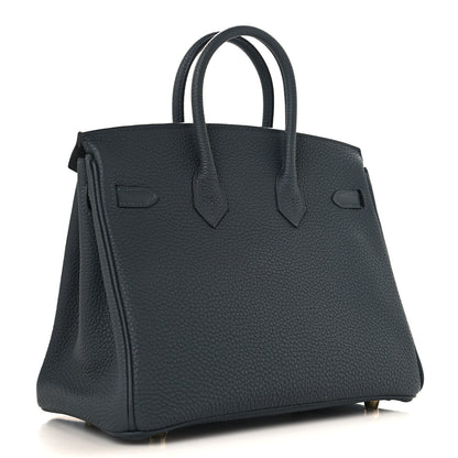 Hermes Togo Birkin 25 Gris Misty 2 of 12