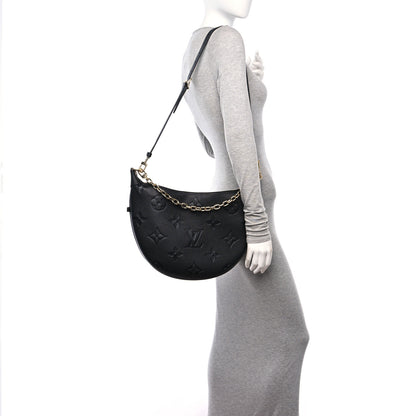 Louis Vuitton Empreinte Monogram Giant Loop Hobo Black 2 of 10