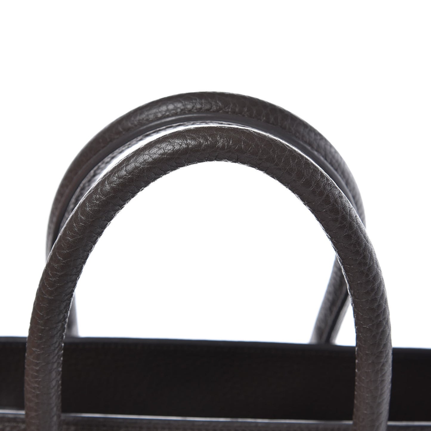 Grained Calfskin Small Sac De Jour Dark Anthracite