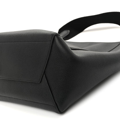Celine Soft Grained Calfskin Sangle Bucket Bag Black 8 of 9
