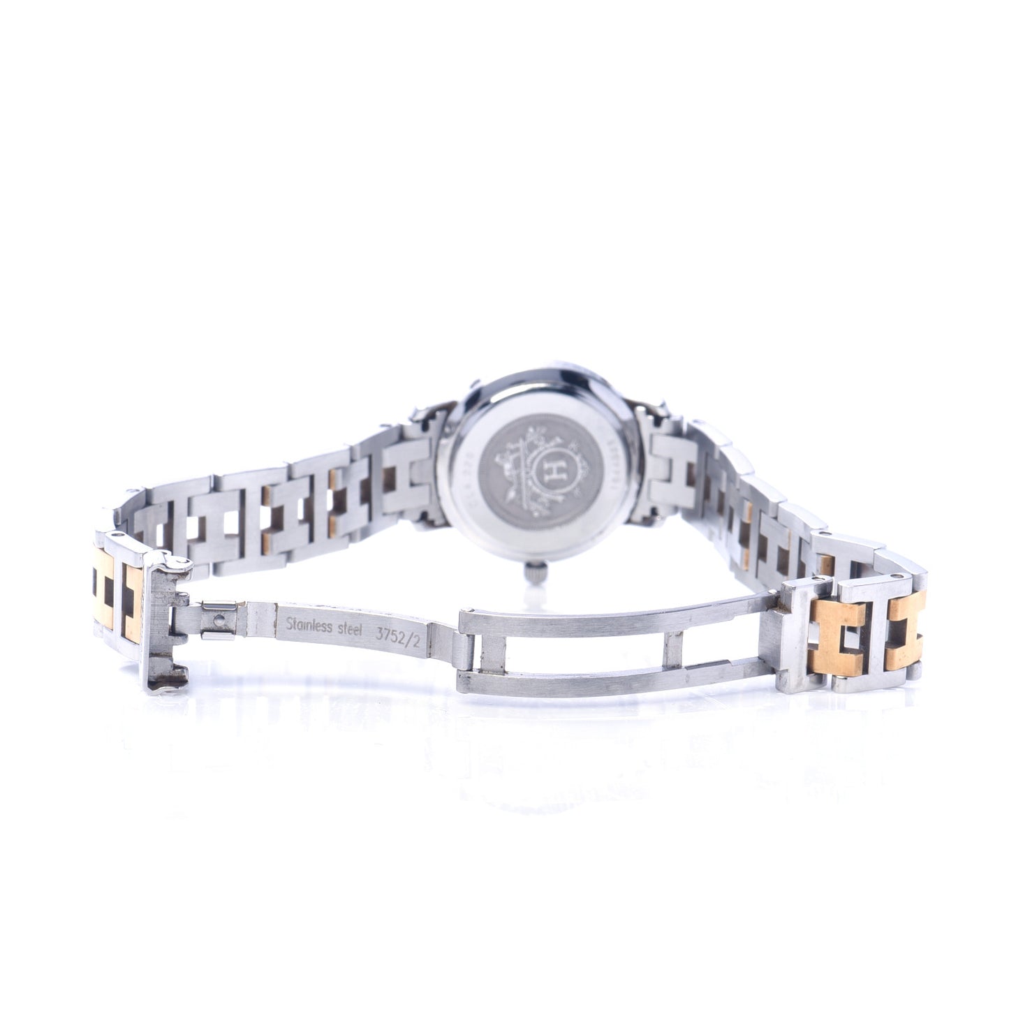Stainless Steel 24mm Clipper Quartz Watch Gold