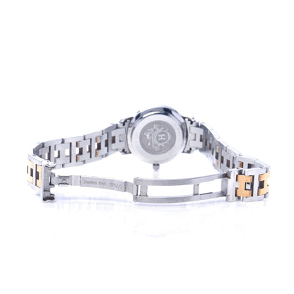 Hermes Stainless Steel 24mm Clipper Quartz Watch Gold 5 of 5