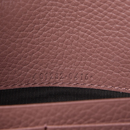 Gucci Cellarius Calfskin GG Marmont Chain Wallet Rosy Phard 7 of 8