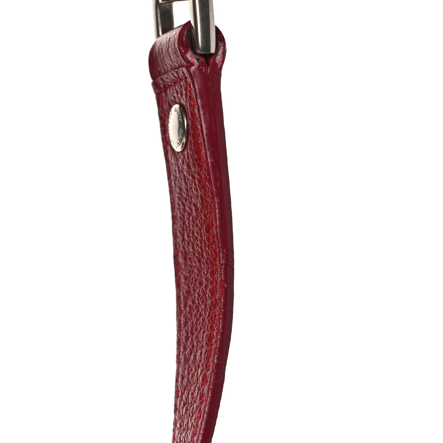 Saint Laurent Grained Calfskin Medium Monogram Sunset Satchel Red 15 of 16