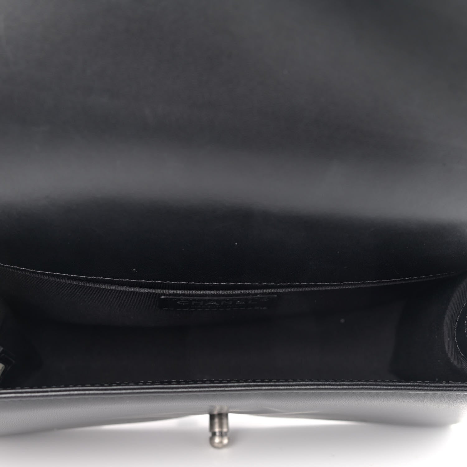 Chanel Lambskin Quilted Medium Boy Flap Black 5 of 12