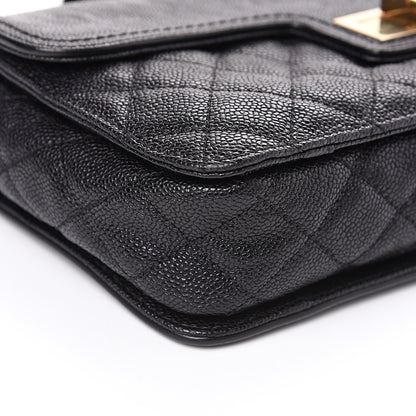 Chanel Caviar Quilted Medium Mademoiselle Flap Black 9 of 11