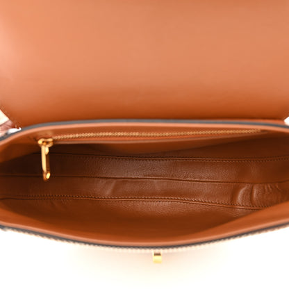 Celine Textile Natural Calfskin Medium Besace 16 Tan 5 of 10