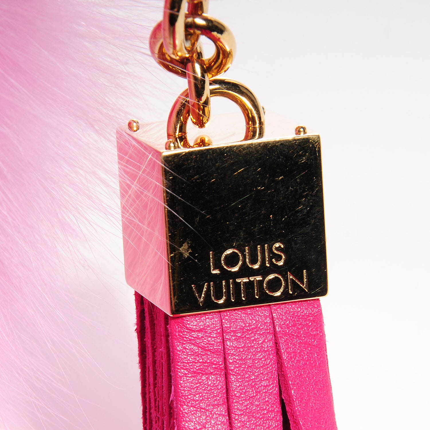 Louis Vuitton Fox Fur Foxy Bag Charm Rose 4 of 4