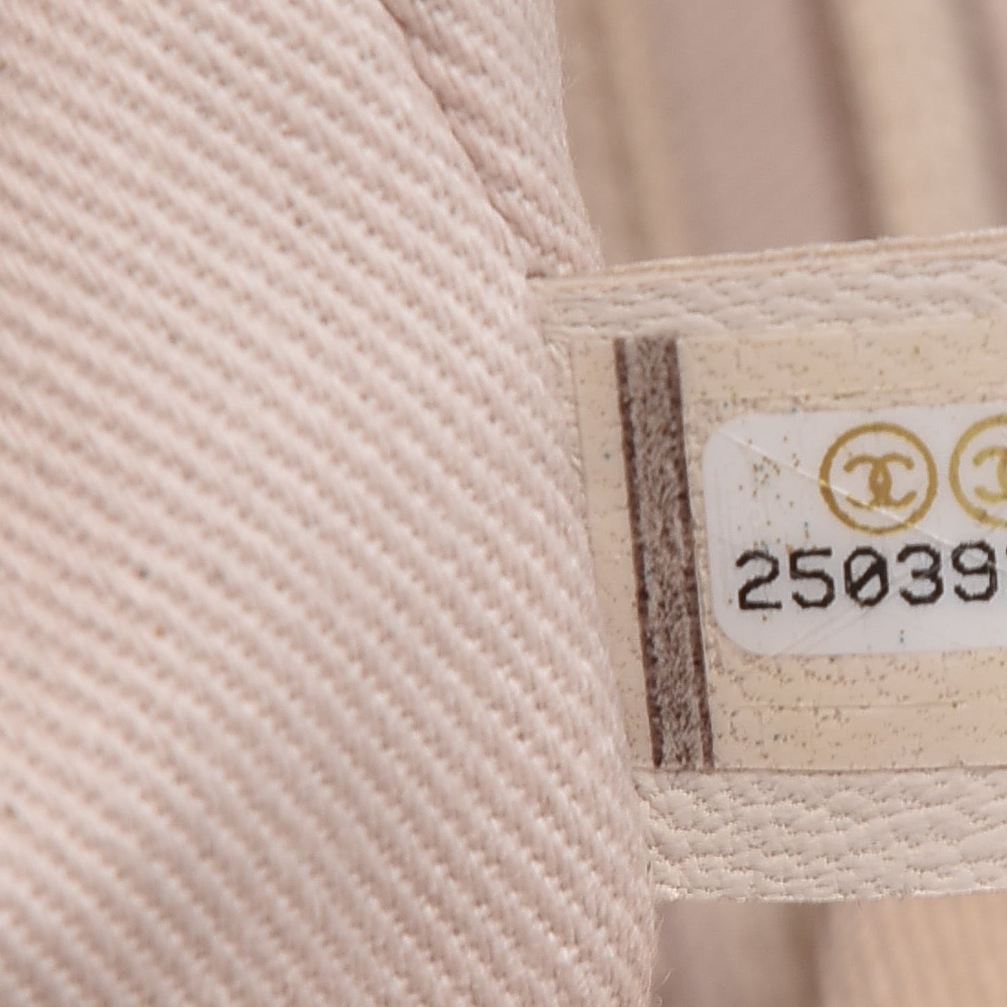 Canvas Large Deauville Tote Light Beige