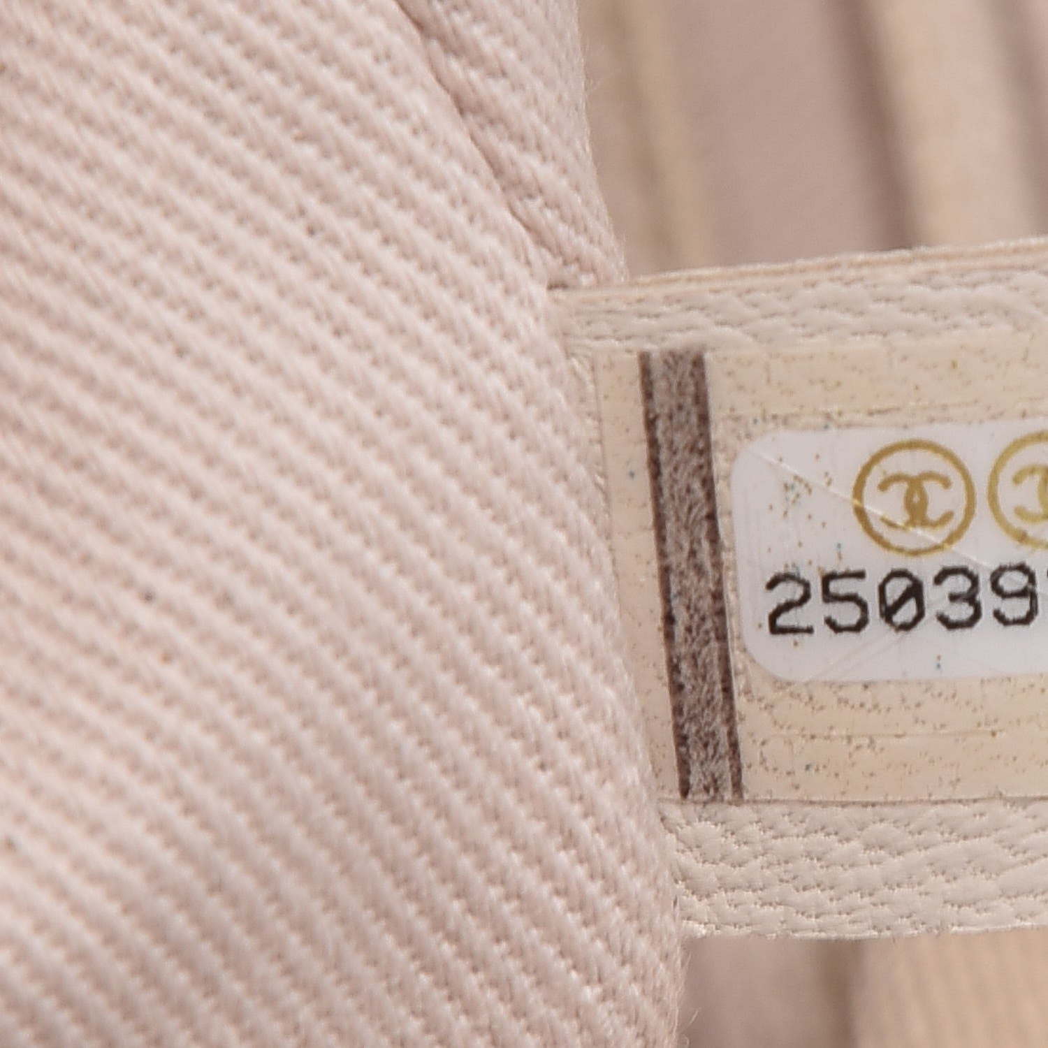 Chanel Canvas Large Deauville Tote Light Beige 7 of 7
