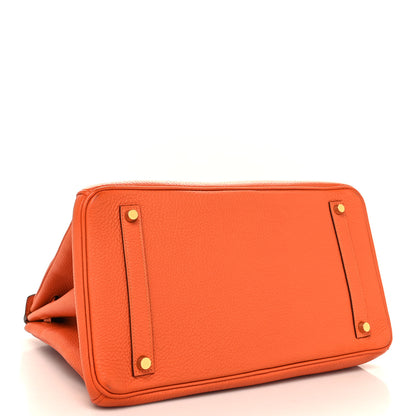 Hermes Togo BIRKIN 35 Orange 4 of 12