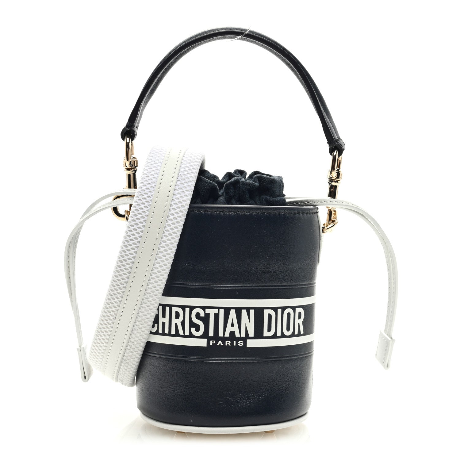 Christian Dior Calfskin Small Dior Vibe Bucket Blue 1 of 8