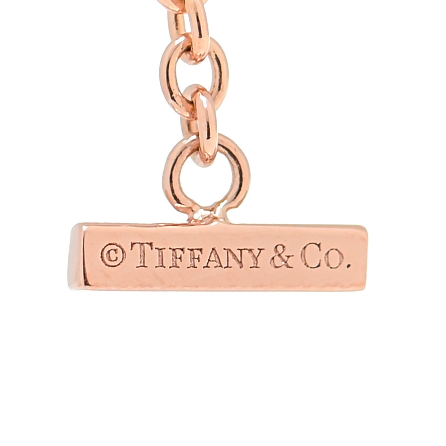 18K Rose Gold T Smile Bracelet