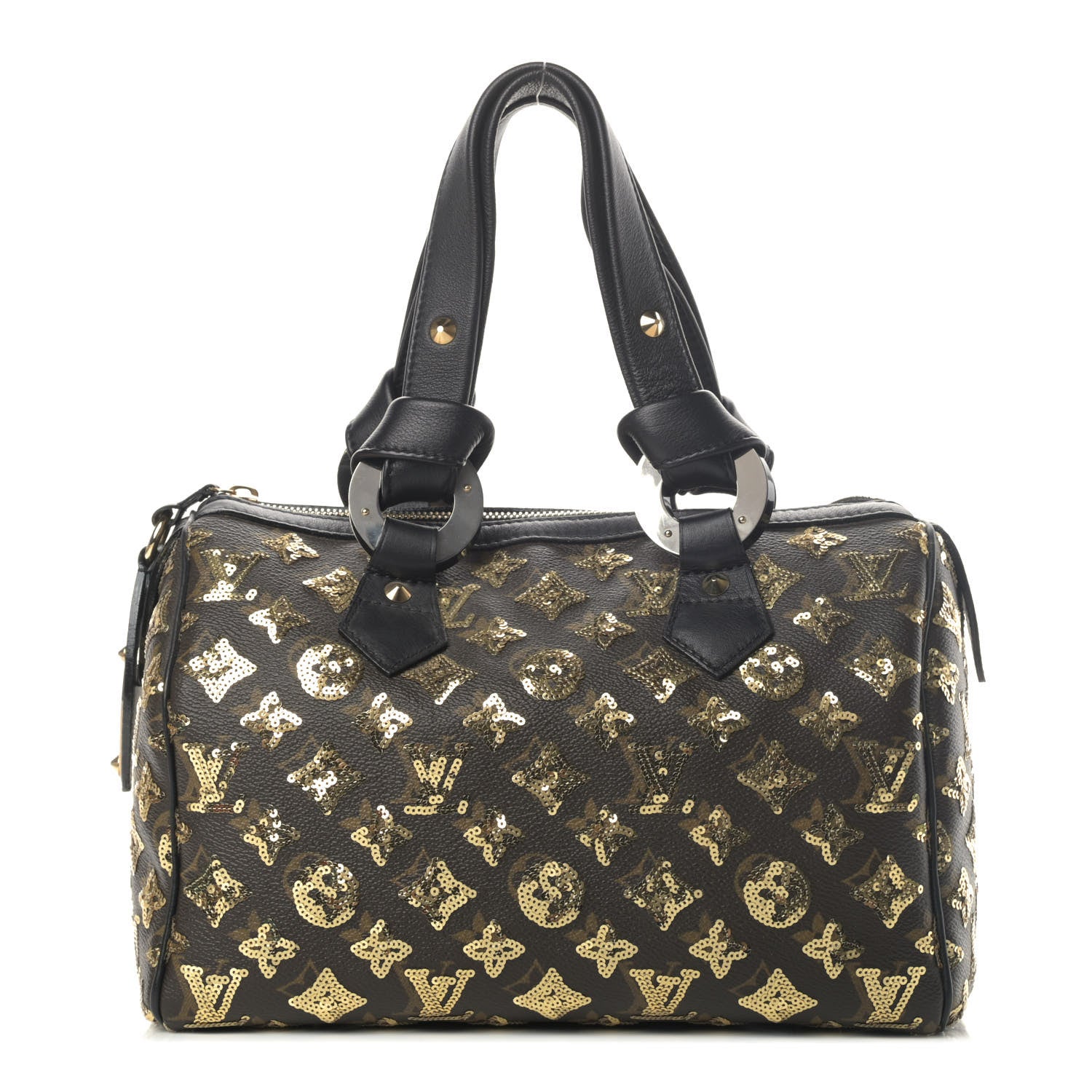 Louis Vuitton Monogram Sequins Eclipse Speedy 28 Gold 1 of 4