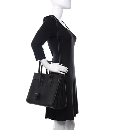 Saint Laurent Calfskin Small Sac De Jour Black 2 of 13