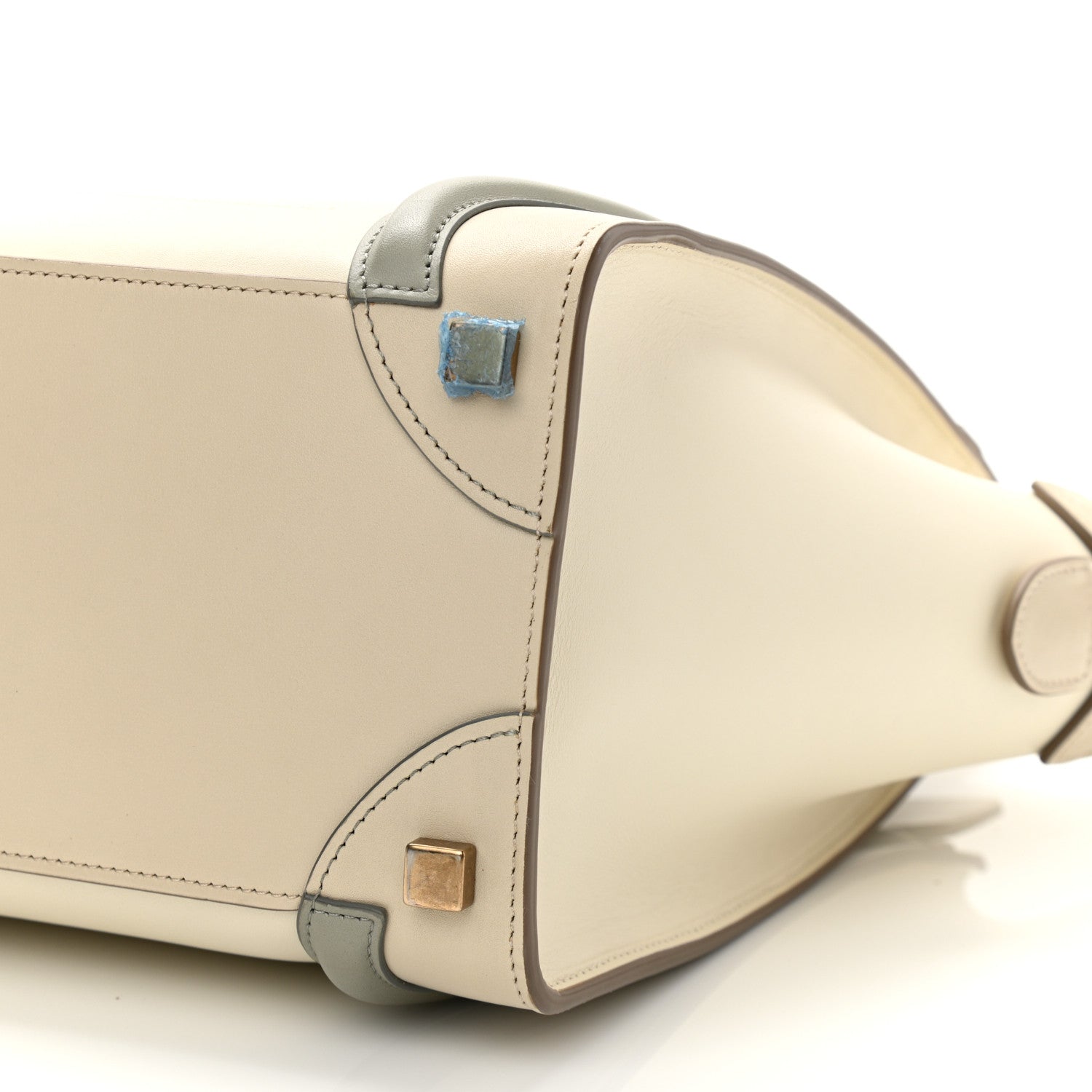 Celine Shiny Smooth Calfskin Micro Tri-Color Luggage Natural 10 of 12