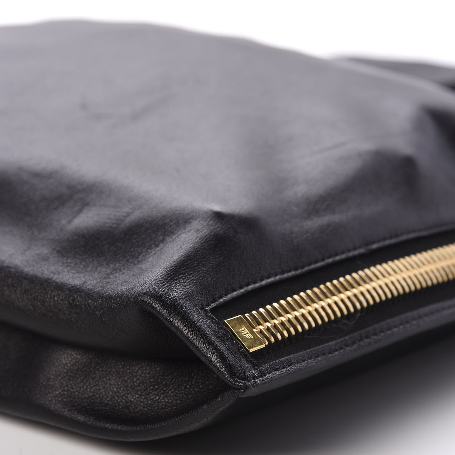 Tom Ford Ramskin Large Alix Padlock Zip Shoulder Bag Black 6 of 9