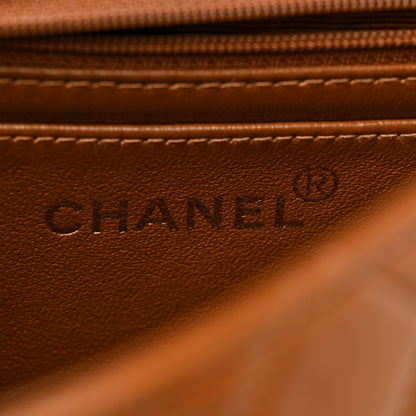 Chanel Lambskin Quilted Mini Square Flap Brown 5 of 9
