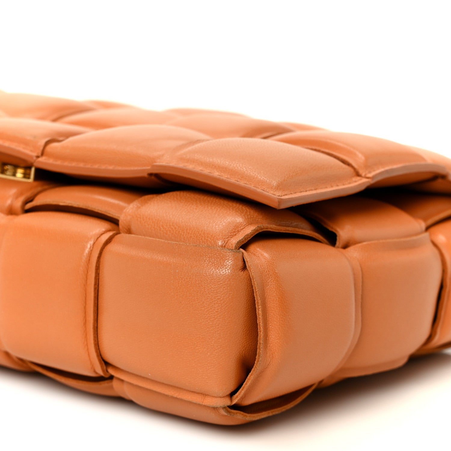 Bottega Veneta Lambskin Maxi Intreccio Padded Chain Cassette