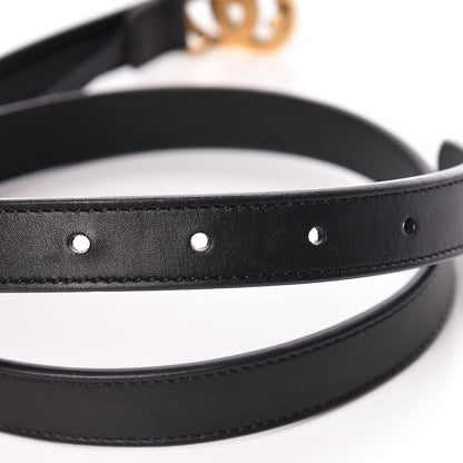 Gucci Calfskin Double G 20mm Belt 75 30 Black 5 of 7