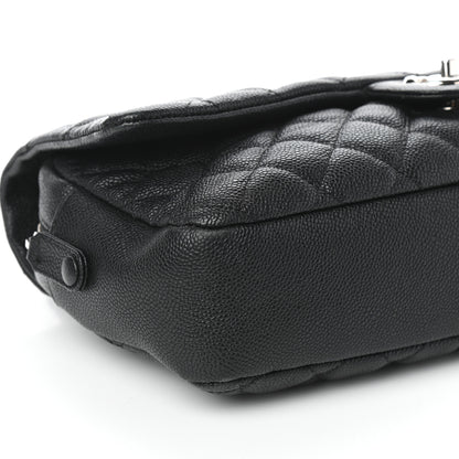 Chanel Caviar Quilted Jumbo Easy Flap Black 9 of 10