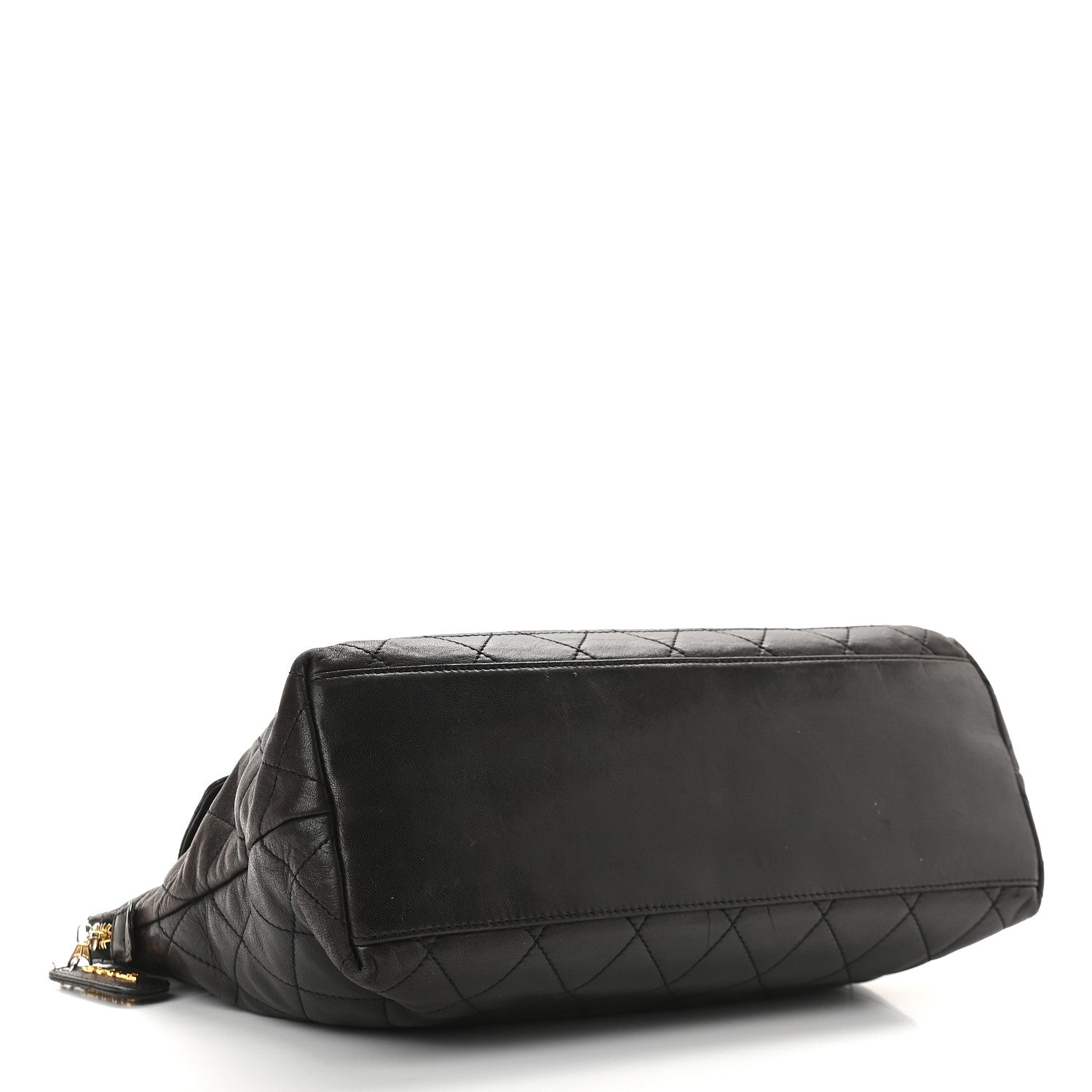 Chanel Lambskin Quilted Shoulder Bag Black 3 of 8