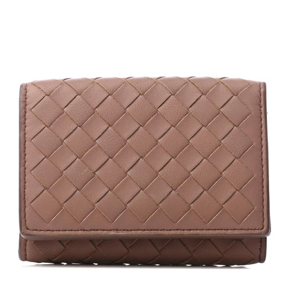 Bottega Veneta Nappa Intrecciato Trifold Wallet Deco Rose 1 of 8