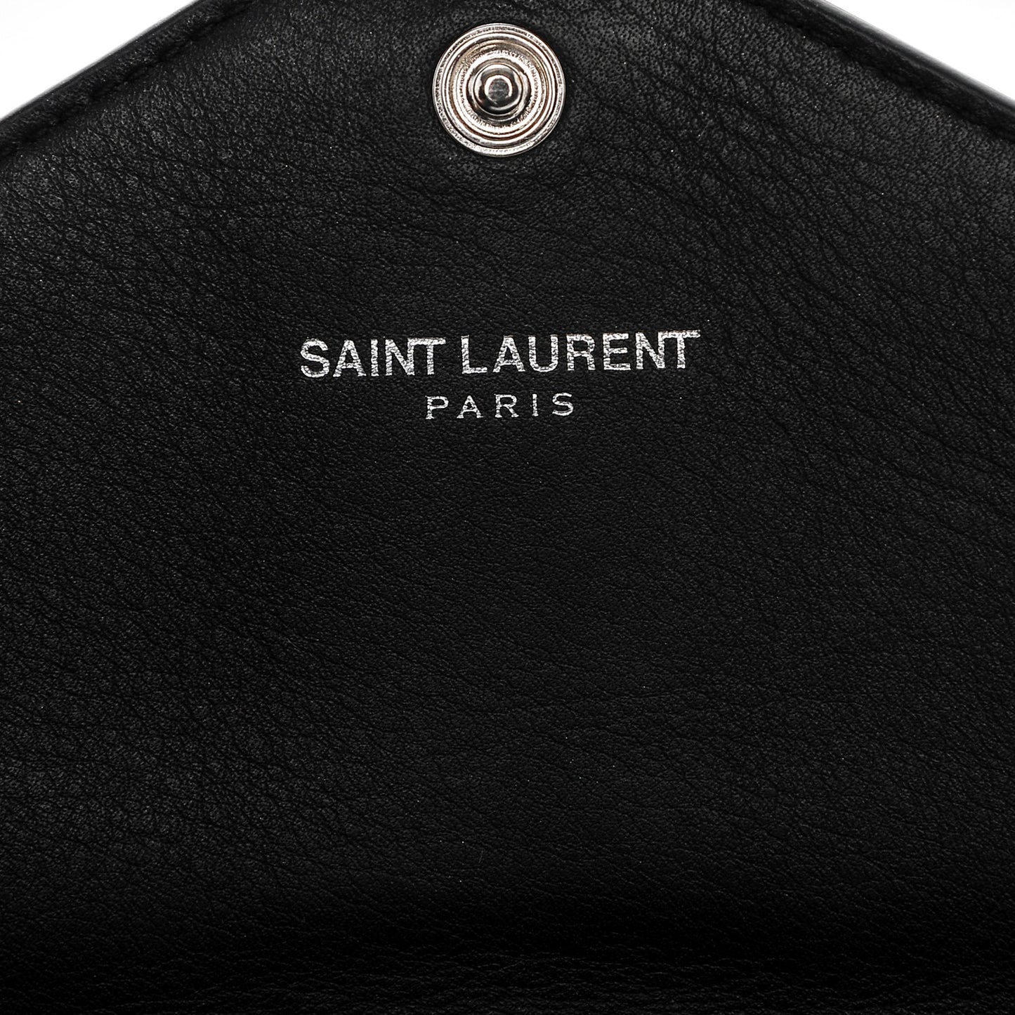 Calfskin Monogram Tri Pocket Crossbody Bag Black