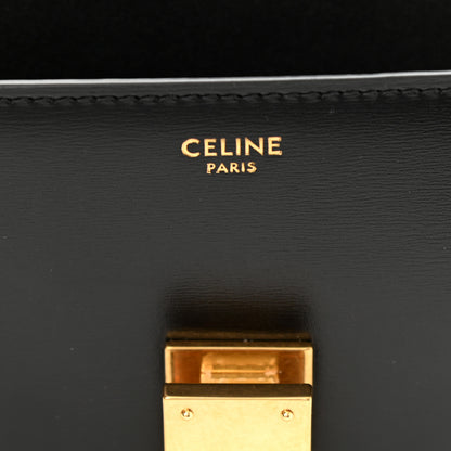 Celine Box Calfskin Teen Classic Box Flap Bag Black 6 of 8