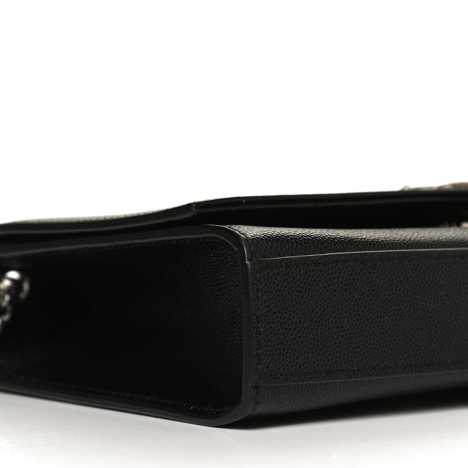 Saint Laurent Grain De Poudre Medium Classic Monogram Kate Tassel Satchel Black 8 of 9