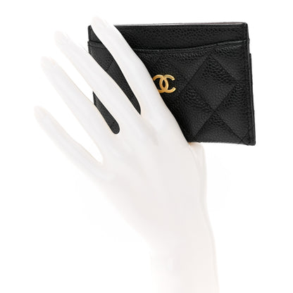 Chanel Caviar Quilted Card Holder Black 2 of 8