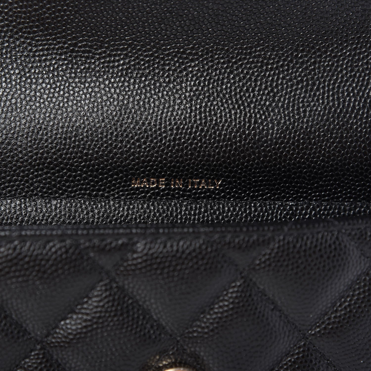 Chanel Caviar Quilted Flap Phone Holder With Chain Black 9 of 12