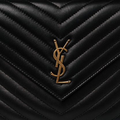 Saint Laurent Lambskin Matelasse Monogram Joe Backpack Black 7 of 12