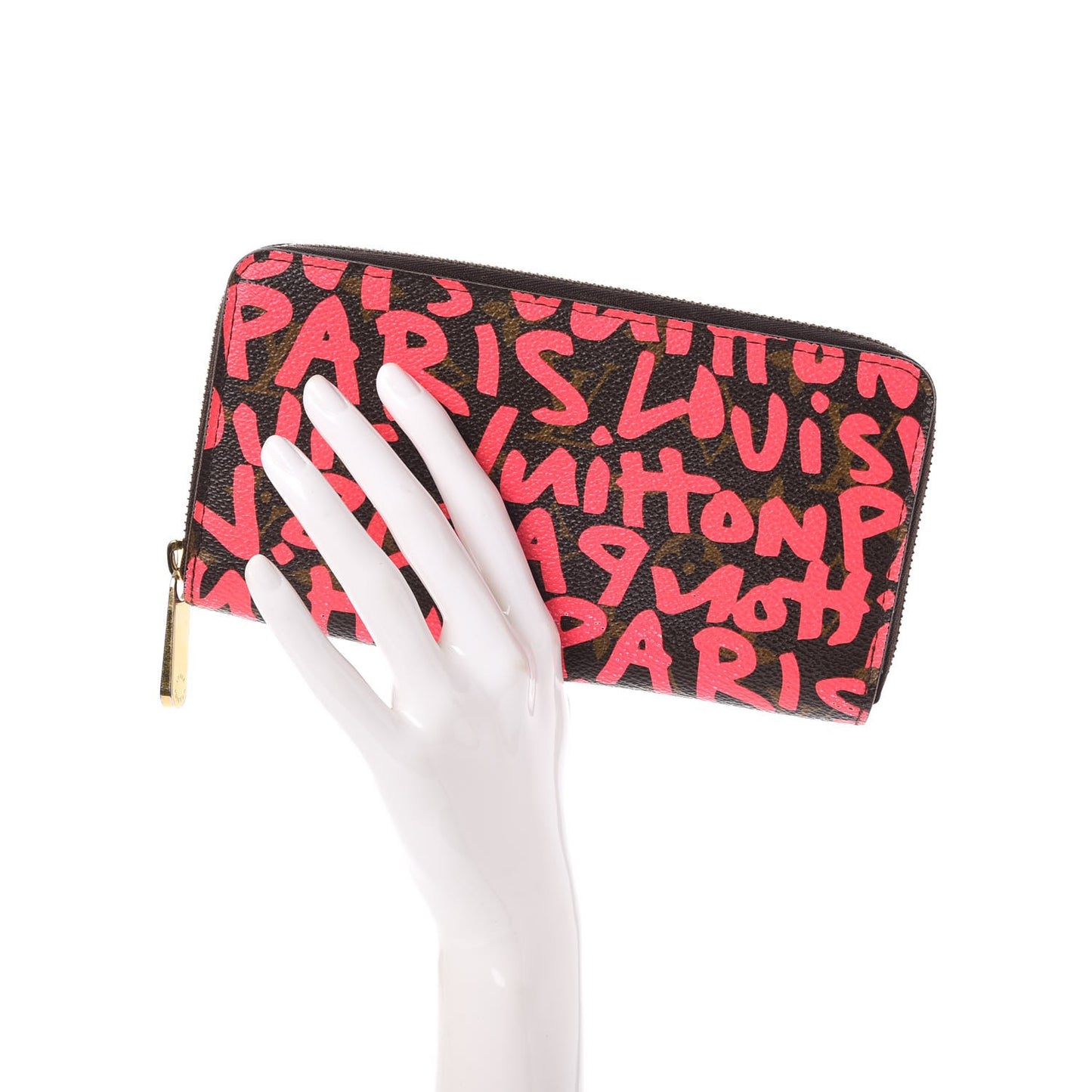 Monogram Graffiti Zippy Wallet Fuchsia