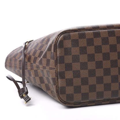 Louis Vuitton Damier Ebene Neo Neverfull MM Rose Ballerine 7 of 9