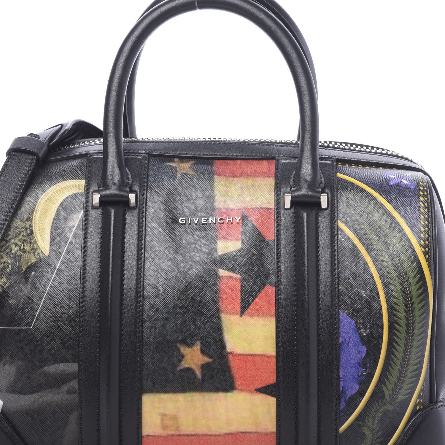 Givenchy Coated Canvas Printed Medium Lucrezia Black 8 of 11