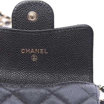 Chanel Caviar Quilted Mini Chain Belt Bag Black 6 of 11