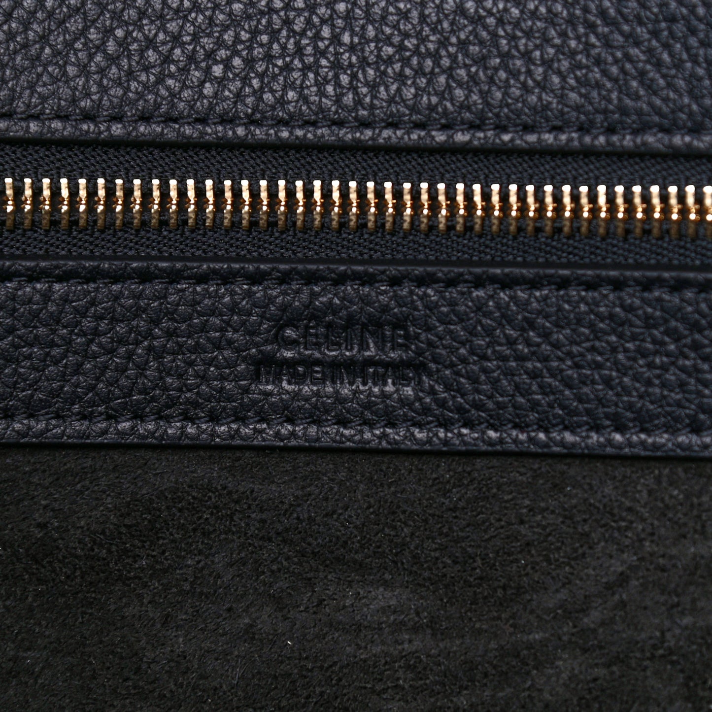 Soft Grained Calfskin Small Belt Cabas Phantom Black