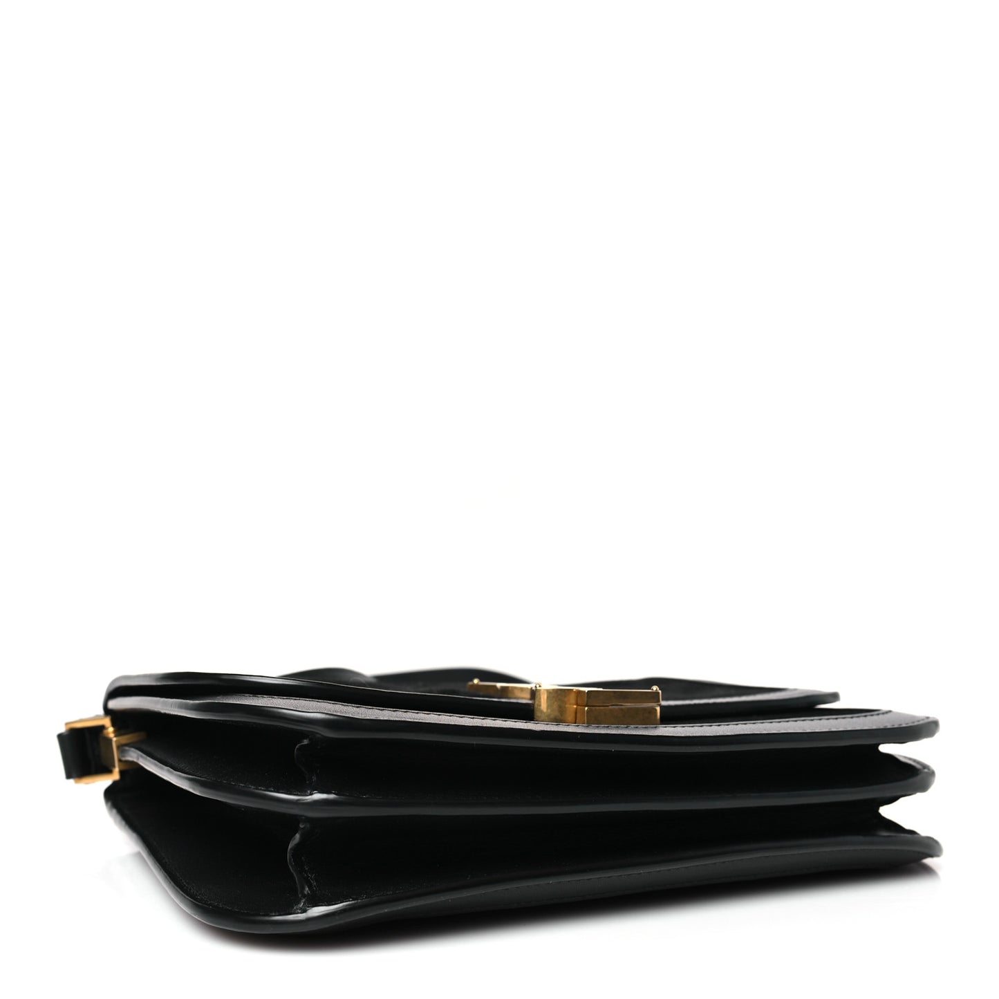 Suede Smooth Calfskin Monogram Medium Solferino Soft Satchel Black