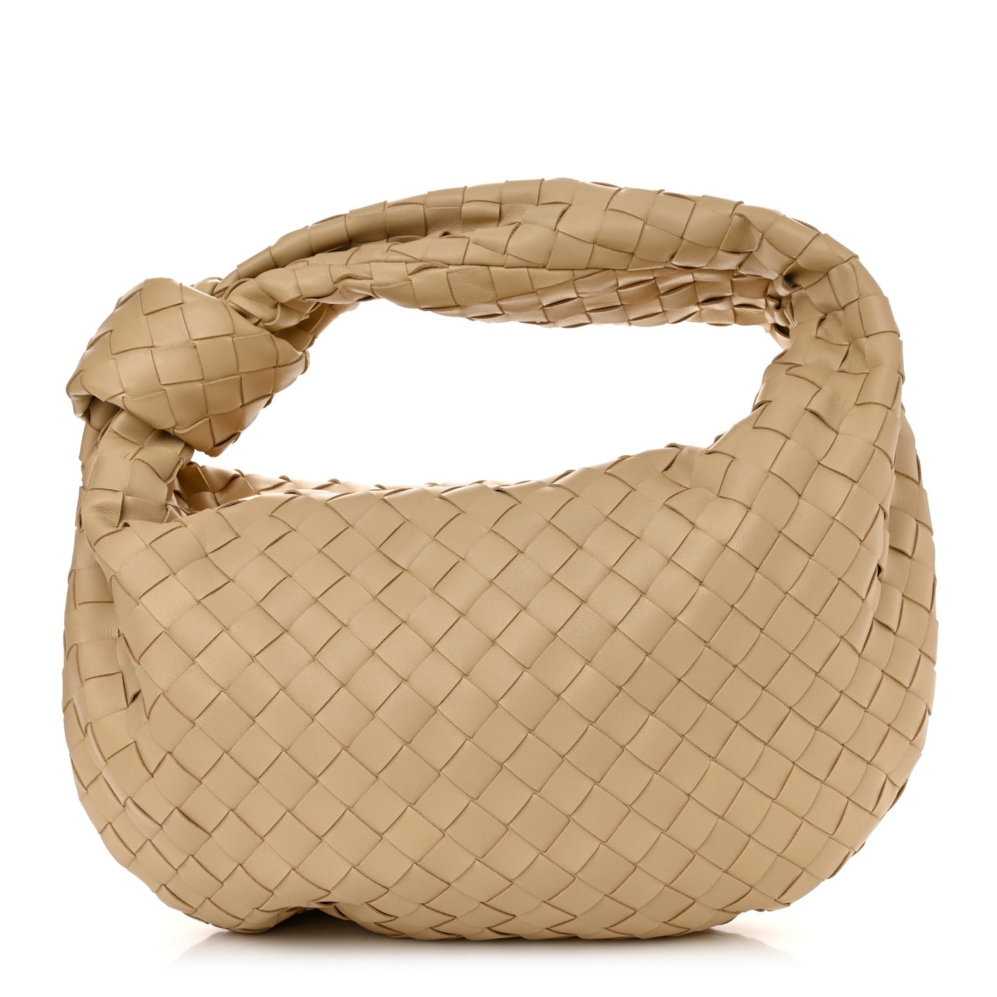 Nappa Intrecciato Teen Jodie Hobo Porridge