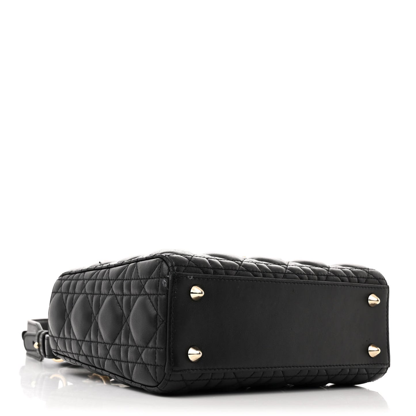 Lambskin Cannage Small My ABCDior Lady Dior Black