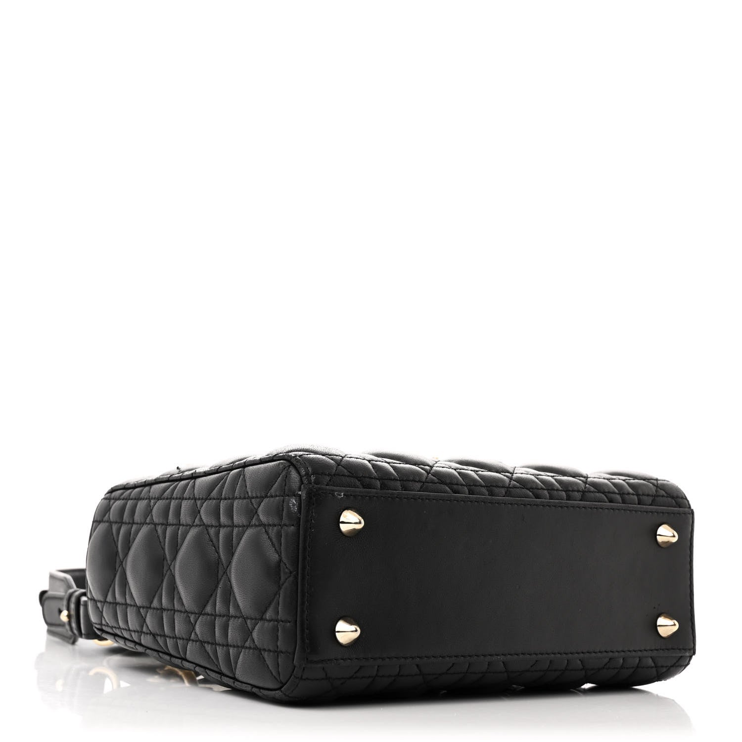 Christian Dior Lambskin Cannage Small My ABCDior Lady Dior Black 4 of 10